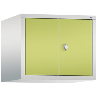 C+P Fächerschrank Classic 610 x 500 x 500 viridingrün/lichtgrau, Modell 8092-20