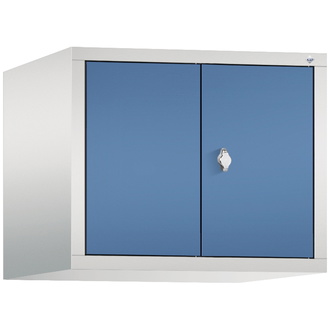 C+P Fächerschrank Classic 610 x 500 x 500 fernblau/lichtgrau, Modell 8092-20