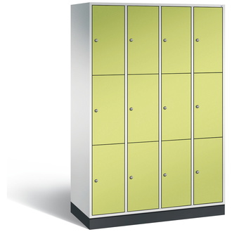 C+P Schließfachschrank Intro 1220 x 1950 x 490 viridingrün/lichtgrau, Modell 8370-401