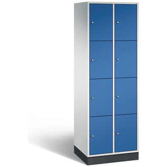 C+P Schließfachschrank Intro 620 x 1950 x 490 enzianblau/lichtgrau, Modell 8470-201