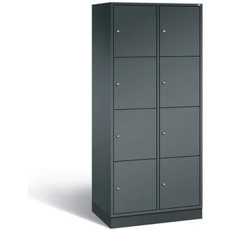 C+P XL-Schließfachschrank Intro 820 x 1950 x 490 anthrazitgrau/anthrazitgrau, Modell 8470-202