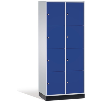 C+P XL-Schließfachschrank Intro 820 x 1950 x 590 enzianblau/lichtgrau, Modell 8470-203