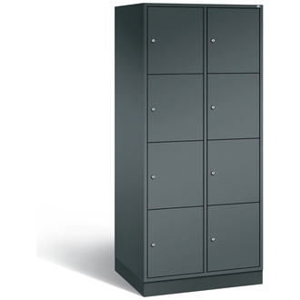 C+P XL-Schließfachschrank Intro 820 x 1950 x 590 anthrazitgrau/anthrazitgrau, Modell 8470-203