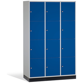 C+P XL-Schließfachschrank Intro 1220 x 1950 x 590 enzianblau/lichtgrau, Modell 8470-303