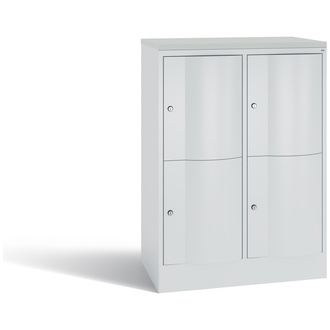 C+P Schließfachschrank Resisto 772 x 1077 x 540 lichtgrau/lichtgrau, Modell 8472-272