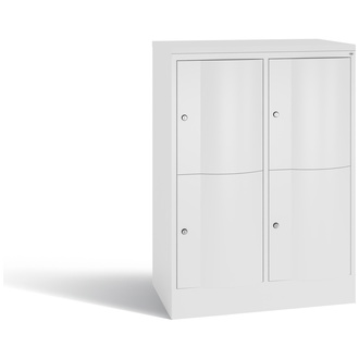 C+P Schließfachschrank Resisto 772 x 1077 x 540 verkehrsweiß/verkehrsweiß, Modell 8472-272