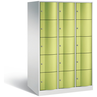 C+P XXL-Schließfachschrank Resisto 1148 x 1950 x 740 viridingrün/lichtgrau, Modell 8570-374