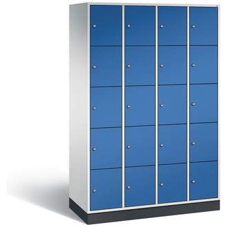 C+P Schließfachschrank Intro 1220 x 1950 x 490 enzianblau/lichtgrau, Modell 8570-401