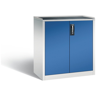 C+P Werkstattschrank mit 4 Schubladen, 930 x 1000 x 500 enzianblau/lichtgrau, Modell 8821-302