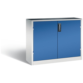 C+P Werkstattschrank mit Schubladen, 1200 x 1000 x 400 enzianblau/lichtgrau, Modell 8830-5035