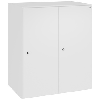 C+P Stahl-Garderobenschrank FlexOffice Prefino 800 x 950 x 525 verkehrsweiß/verkehrsweiß, Modell 46082-220101