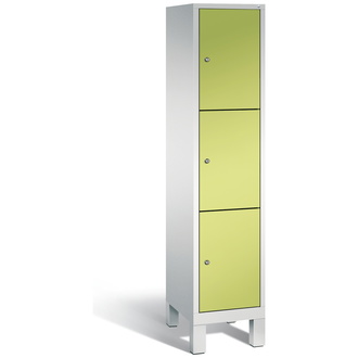 C+P Schließfachschrank Evolo 420 x 1850 x 500 viridingrün/lichtgrau, Modell 48010-123