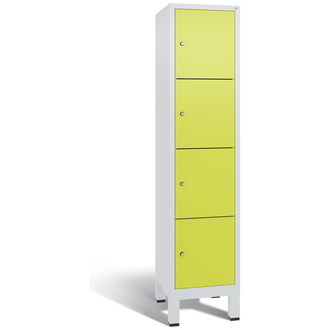 C+P Schließfachschrank Evolo 420 x 1850 x 500 viridingrün/lichtgrau, Modell 48010-124