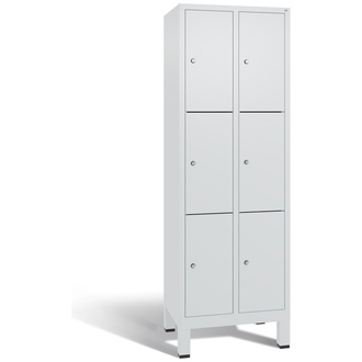 C+P Schließfachschrank Evolo 610 x 1850 x 500 lichtgrau/lichtgrau, Modell 48010-203