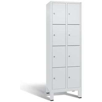 C+P Schließfachschrank Evolo 610 x 1850 x 500 lichtgrau/lichtgrau, Modell 48010-204