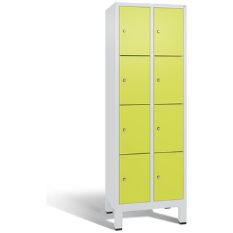 C+P Schließfachschrank Evolo 610 x 1850 x 500 viridingrün/lichtgrau, Modell 48010-204