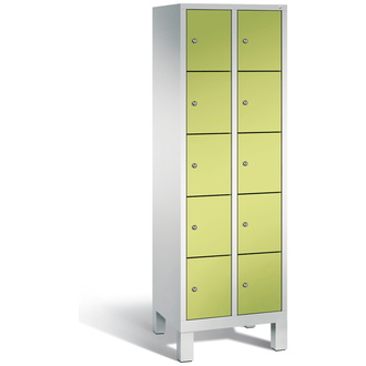 C+P Schließfachschrank Evolo 610 x 1850 x 500 viridingrün/lichtgrau, Modell 48010-205