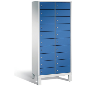 C+P Schließfachschrank Evolo 810 x 1850 x 500 enzianblau/lichtgrau, Modell 48010-2210