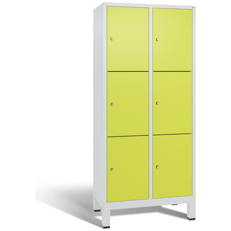 C+P Schließfachschrank Evolo 810 x 1850 x 500 viridingrün/lichtgrau, Modell 48010-223