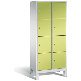 C+P Schließfachschrank Evolo 810 x 1850 x 500 viridingrün/lichtgrau, Modell 48010-224