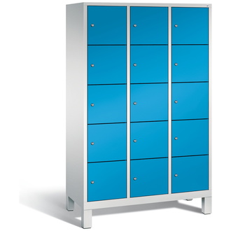 C+P Schließfachschrank Evolo 1200 x 1850 x 500 lichtblau/lichtgrau, Modell 48010-325