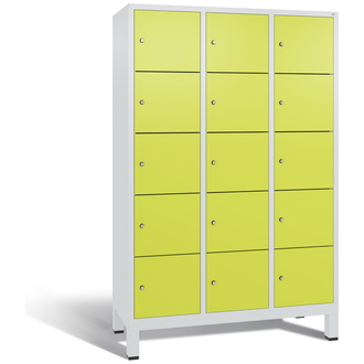 C+P Schließfachschrank Evolo 1200 x 1850 x 500 viridingrün/lichtgrau, Modell 48010-325