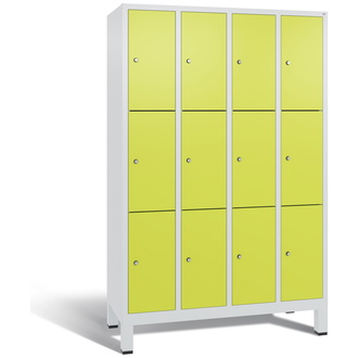 C+P Schließfachschrank Evolo 1190 x 1850 x 500 viridingrün/lichtgrau, Modell 48010-403