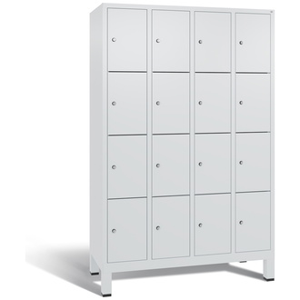 C+P Schließfachschrank Evolo 1190 x 1850 x 500 lichtgrau/lichtgrau, Modell 48010-404