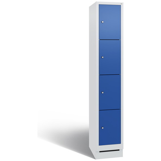 C+P Schließfachschrank Evolo 320 x 1800 x 500 enzianblau/lichtgrau, Modell 48020-104