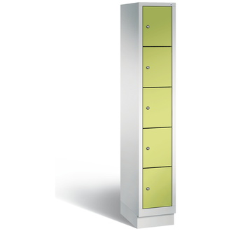 C+P Schließfachschrank Evolo 320 x 1800 x 500 viridingrün/lichtgrau, Modell 48020-105