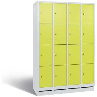 C+P Schließfachschrank Evolo 1190 x 1800 x 500 viridingrün/lichtgrau, Modell 48020-404