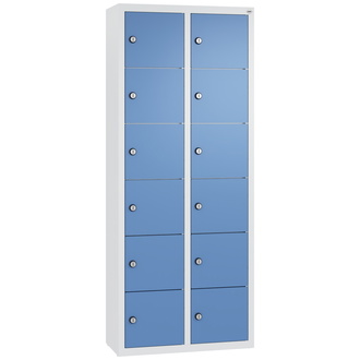 C+P Kleingefachschrank 460 x 1130 x 200 fernblau/lichtgrau, Modell 80700-223