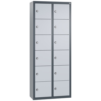 C+P Kleingefachschrank 460 x 1130 x 200 weißaluminium/anthrazitgrau, Modell 80700-223