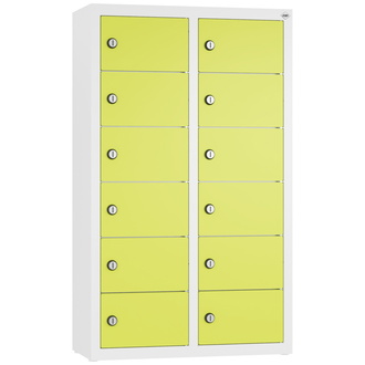 C+P Kleingefachschrank 460 x 770 x 200 viridingrün/verkehrsweiß, Modell 80700-231