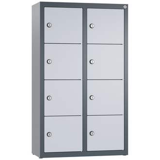 C+P Kleingefachschrank 460 x 770 x 200 weißaluminium/anthrazitgrau, Modell 80700-233