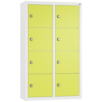 C+P Kleingefachschrank 460 x 770 x 200 viridingrün/verkehrsweiß, Modell 80700-233