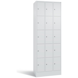 C+P Schließfachschrank Serie 8070 680 x 1950 x 480 lichtgrau/lichtgrau, Modell 80700-30