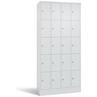 C+P Schließfachschrank Serie 8070 900 x 1950 x 480 lichtgrau/lichtgrau, Modell 80700-40