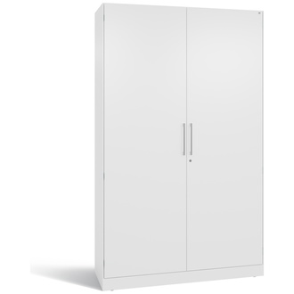 C+P Flügeltürenschrank Asisto 1200 x 1980 x 435 verkehrsweiß/verkehrsweiß, Modell 141001-000