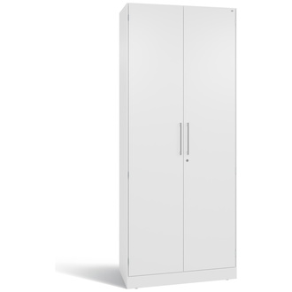 C+P Flügeltürenschrank Asisto 800 x 1980 x 435 verkehrsweiß/verkehrsweiß, Modell 141003-000