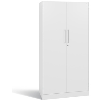 C+P Flügeltürenschrank Asisto 800 x 1635 x 435 verkehrsweiß/verkehrsweiß, Modell 141013-000