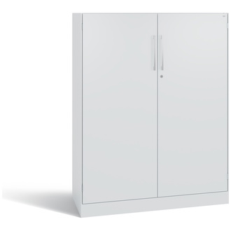 C+P Flügeltürenschrank Asisto 1000 x 1310 x 435 lichtgrau/lichtgrau, Modell 141032-000