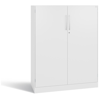 C+P Flügeltürenschrank Asisto 1000 x 1310 x 435 verkehrsweiß/verkehrsweiß, Modell 141032-000