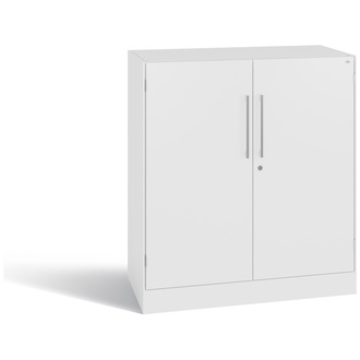 C+P Flügeltürenschrank Asisto 800 x 915 x 435 verkehrsweiß/verkehrsweiß, Modell 141053-000