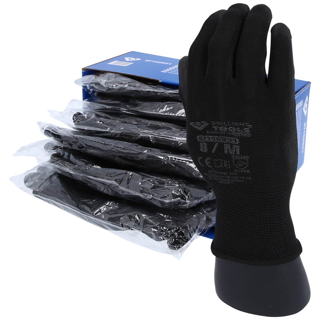 Brilliant Tools Brillant Tools Mikro-Feinstrickhandschuh BT1569 Gr. 8 schwarz