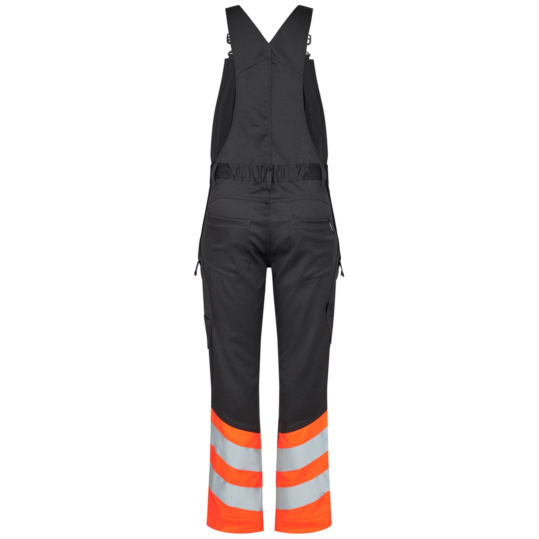 ENGEL Warnschutz Latzhose Safety 3546-314-7910 Gr. 36 anthrazit grau/orange