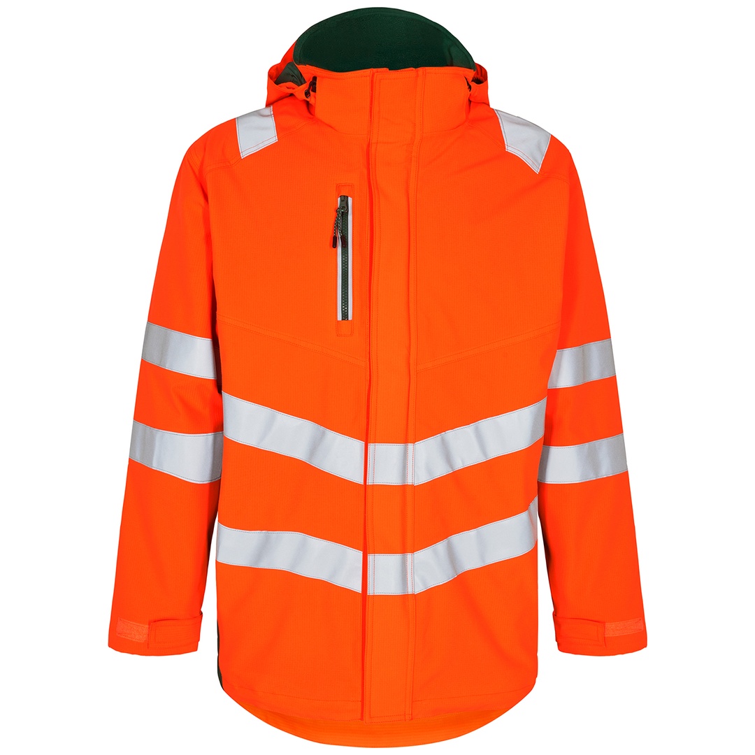 ENGEL Warnschutz Shellparka Safety 1145-930 Gr. 3XL orange/grün