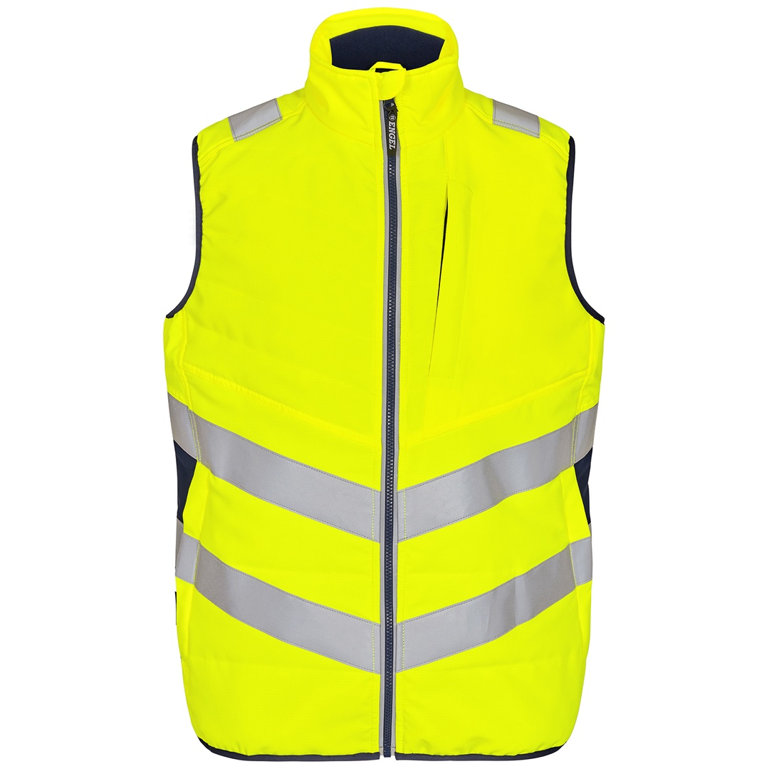 Engel Warnschutz Steppweste Safety 5159-158 Gr. 2XL gelb/blue ink