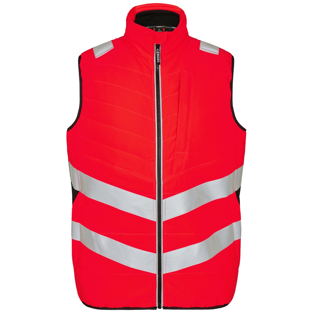 Engel Warnschutz Steppweste Safety 5159-158 Gr. L rot/schwarz