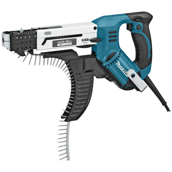 Makita Magazinschrauber 6842, 470 W, 25-55 mm, 4.700 min, incl. Schraubvorsatz,
